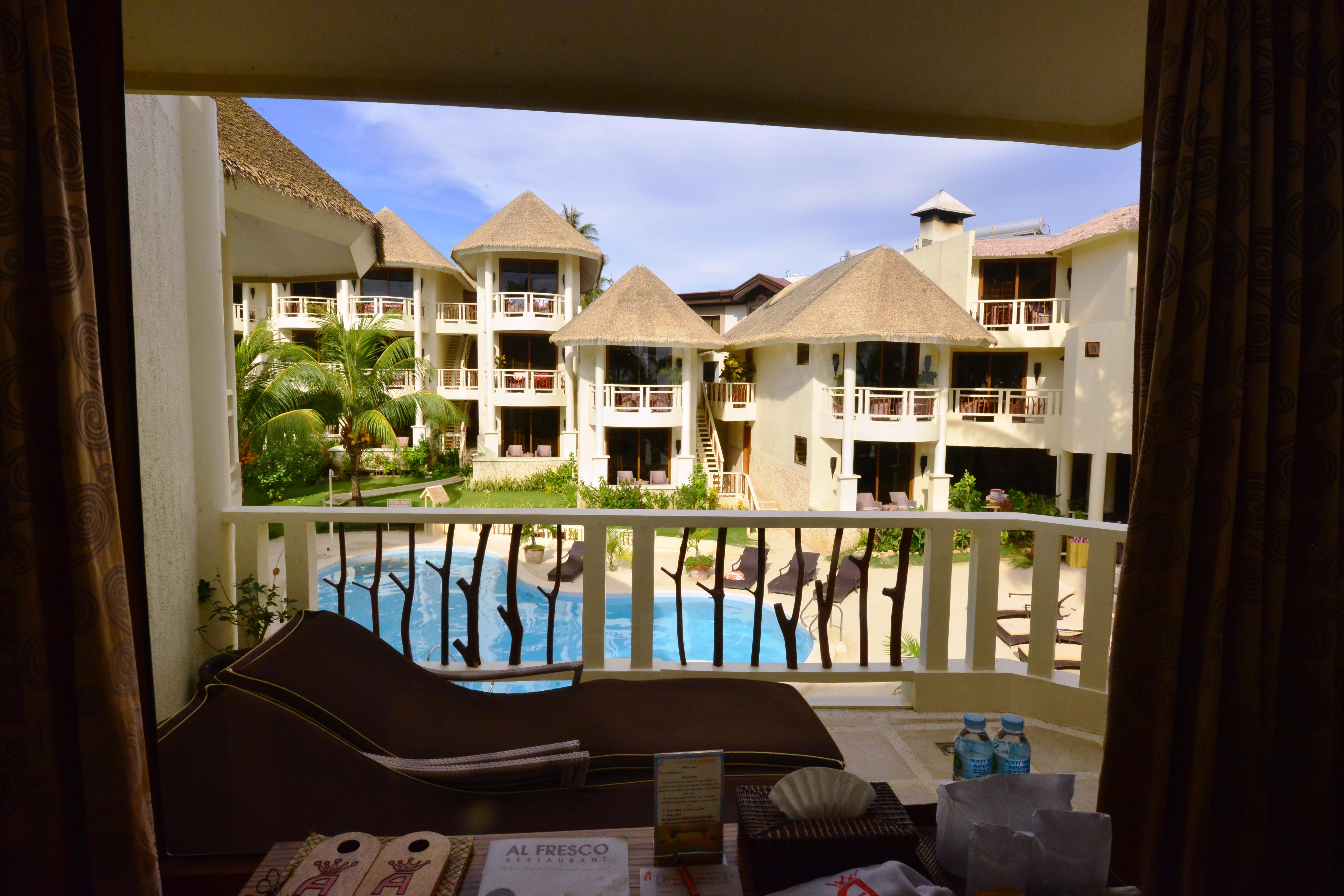 Ambassador In Paradise Balabag  Extérieur photo View from a room at the resort